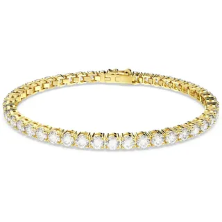Swarovski Matrix Tennis Armband, Gold mit Swarovski Kristallen 5657663 Größe XL
