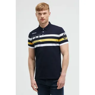 CAMP DAVID Poloshirt mit Baumwolle blau S (48)
