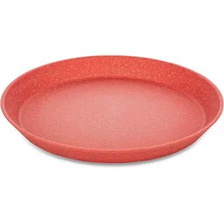 Koziol Connect Plate Dessertteller 20,5 cm rot 4er Set