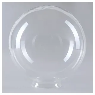 Home4Living Lampenschirm Kugelglas Lampenglas Ø 250mm Ersatzglas Glasschirm Glaskugel, Klarglas, Kugelglas mit Kragenrand Rund | Ø 25 cm x 25 cm x 25 cm x 26 cm