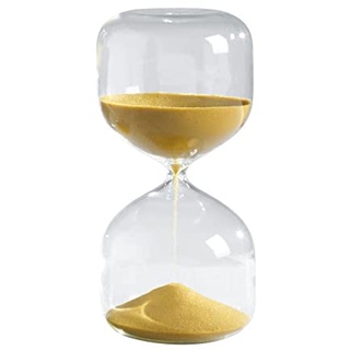 Mascagni Casa Sanduhr aus Glas, 20 Minuten, goldfarben