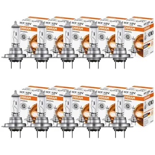 10x Osram Glühbirne Original H7 12v 55w Px26d Fernscheinwerfer