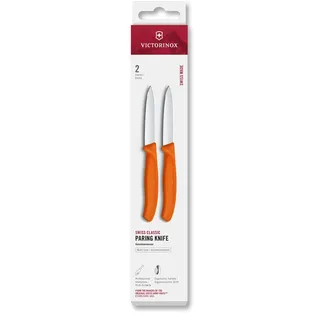 Victorinox Swiss Classic Gemüsemesser Set 2-tlg. 8 cm Orange