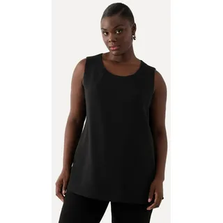 Ulla Popken Blusentop A-Linie schwarz 42/44