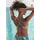 Bügel-Bandeau-Bikini-Top Blau 42 D