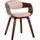 Stoff creme/walnuss