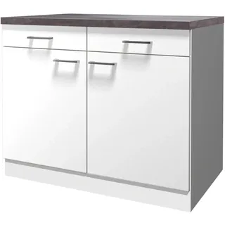 Flex-Well Unterschrank Lucca 100 x 60 x 85 cm Weiß