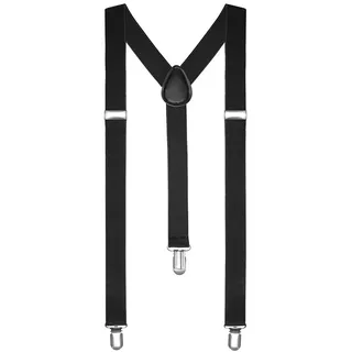 Boolavard Hosenträger Herren Damen Hosen Träger Y Form Stil Clips Schmal Neon Bunt Farbig - 150 - 190 cm