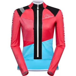 La Sportiva Stratos VI Racing Jkt W Skijacke Damen Hibiscus/Malibu Blue L