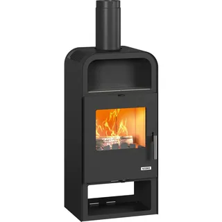 Accente Mahan Kaminofen Schwarz Matt 7 kW