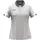 Poloshirt Damen hellgrau/weiß/grau S