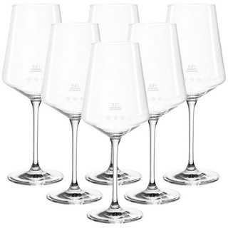 LEONARDO Weißweinglas Puccini Gastro-Edition Weißweingläser geeicht, Glas weiß