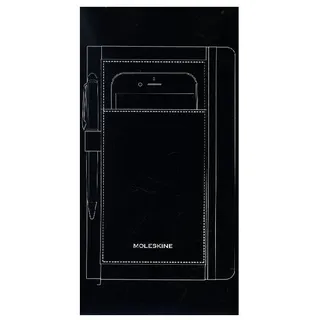 Moleskine Notizbuch klassisches Utensilienband Large A4 Schwarz
