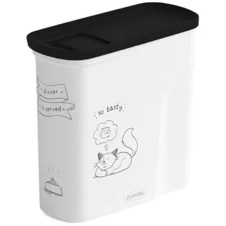 Curver Vorratsdose Futtercontainer Katze Dinner is served 2000 ml