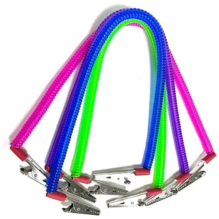 Serviettenhalter, Lätzchen, Clips für Zahnärzte, Hals-Ketten mit Metall-Clips für Zahnklinik, Zuhause, Esszimmer, Kleidung, Schutz für Erwachsene, Kinder, Babys, 4 Stück