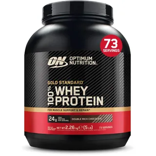 Optimum Nutrition Gold Standard 100% Whey Double Rich Chocolate Pulver 2270 g