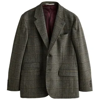Next Sakko Signature Kariertes Anzugsakko, Abraham Moon Tweed (1-tlg) grün 46 (GB: 36R)
