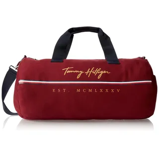 Tommy Hilfiger Herren York Duffle Bag, rot, Duffle Bag