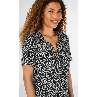 Viskose-Tunika in Muster schwarz in Größe 36 von DW-Shop, Schwarz, 36