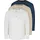Langarmshirt beige/weiß XXL