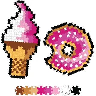 Fat Brain Toys Jixelz Set Sweet Treats - Pixel Puzzle 700 Teile