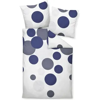 JANINE moments98115 08 blau 200 x 220 cm + 2 x 80 x 80 cm