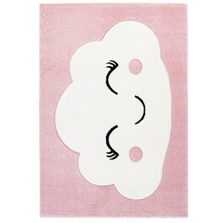 Kayoom Kinderteppich Wolke  (Rosa, 170 x 120 cm, 100 % Polypropylen)