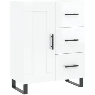 vidaXL Sideboard 69,5 x 90 x 34 cm Hochglanz-Weiß
