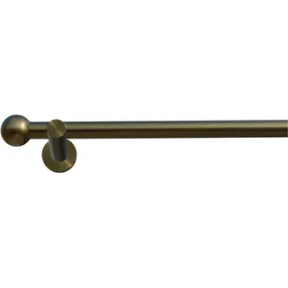 INDEKO Vorhangstange Colombes 1-läufig Ø 16 mm 100 cm Silber