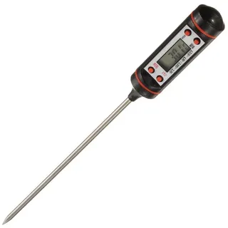 DollaTek Küche Thermometer Digital-Fleisch-Thermometer mit Edelstahl Lange Sonde und präzise LCD-Bildschirm für Flüssigkeiten, Fleisch, Milch, Grill, Kochen, Grillen