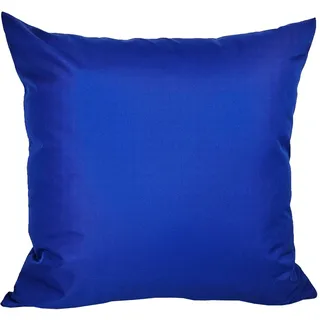 JACK 50x50cm Outdoor Lounge Kissen Dekokissen inkl. XXL-Füllung Wasserabweisend Sitzkissen Garten Stuhl Lotus Effekt, Farbe:Blau