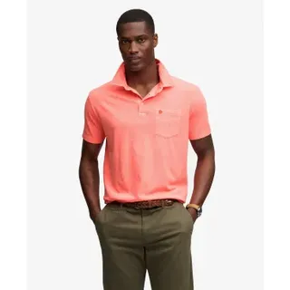 Superdry für Herren. M1110486A Polo Classic Koralle Leinen (M), Lässig, Baumwolle, Kurzarm