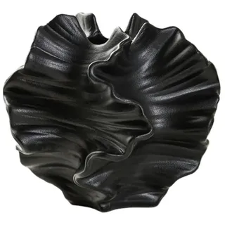 Vase Blumenvase Keramik-Blumenvasen Für Minimalistische Moderne Heimdekoration, Boho-Vase Für Wohnzimmer-Dekor Vasen Deko Aesthetic(Black,14.4 * 12.6cm)