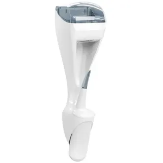 Toilettenpapierspender DUO TOILET mit WC-Garnitur weiß für 1 Kleinrolle, platzsparende Lösung für kleine Waschräume