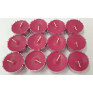 PartyLite 12 Teelichter "Preiselbeere" / "Cranberry"