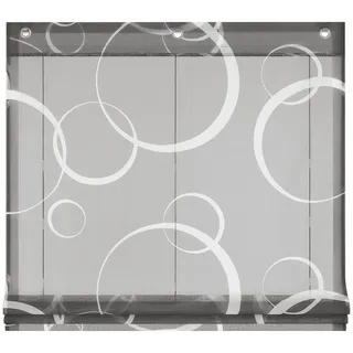 Joyswahl Raffrollo 130 x 130 cm transparent/grau