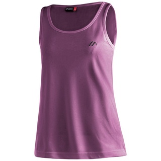 Maier Sports Funktionsshirt Petra Damen Tank-Top für Sport und Outdoor-Aktivitäten, ärmelloses Shirt lila 46