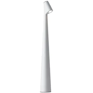Luxus - Tischlampe Touch Deluxe - Madelief - Weiß - H35 x Ø5 - Terrassenlampe - Schreibtischlampe - LED - Wiederaufladbar - Dimmbar - Kabellos - Tischlampe für innen und außen