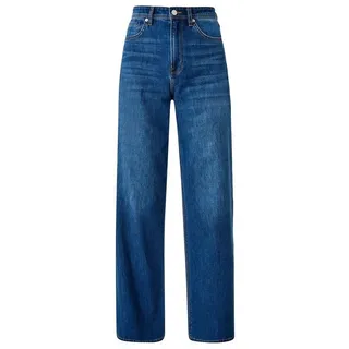 s.Oliver Regular-fit-Jeans SURI Wide Leg, Super High Rise, Regular Fit blau W42