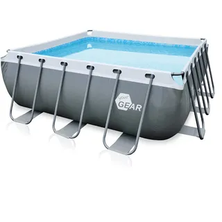 your GEAR Steel Frame Pool - div. Modelle/Größen - rund rechteckig oder quadratisch, 70-122 cm hoch Stahlrahmenpool Gartenpool Aufstellpool Schwimmbecken 300x200 300x300 400x200 Ø 366cm Ø 457cm