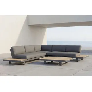 OUTFLEXX Gartenlounge-Set grau