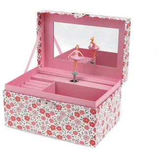 Rex London Schmuckkasten Musikalische Schmuckschatulle Pink Tilde (mit Spiegel, Prinzessin, 1 St., Spieluhr), ca. 17,8 x 11,8 x 10,1 cm
