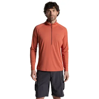 Craghoppers Nosilife Solarshield+ Half Zip Top dark sahara (1EC) XL