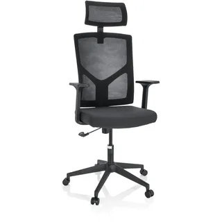 HJH Office BRETON B Stoff / Netzstoff Schwarz