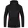 Kapuzenjacke Damen schwarz meliert/rot 44