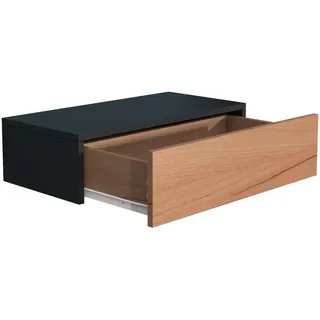 VCM Nachtschrank Usal 60 x 30 x 15 cm Schwarz