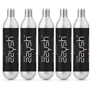 zzysh Wein Kartuschen mit Argon Gas. Zum Nachfüllen des zzysh Weinverschluss Systems. Argon Gas Kapseln, 5 Stück.