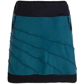 Vishes - Alternative Bekleidung - Thermorock Warmer Damen Winterrock kurz Minirock aus ECO-Fleece türkis 48 - 48