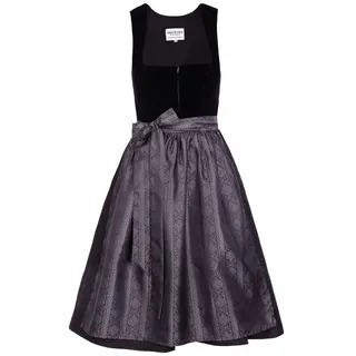 Edelnice Evi Samt Dirndl schwarz 50