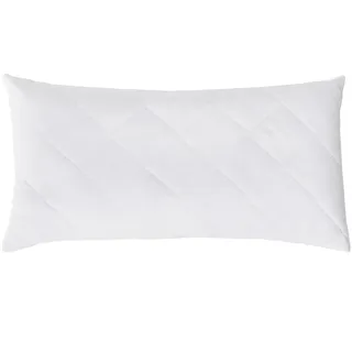 ZOLLNER Kopfkissen, Füllung: 100% Polyester, Seitenschläfer, Rückenschläfer, Bauchschläfer, 40 x 80 cm, 50% Polyester, 50% Baumwolle, vom Hotelwäschespezialisten weiß 40 cm x 80 cm